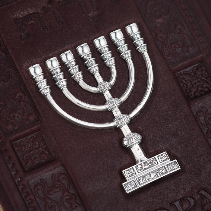 The leather-bound book "The Festive Torah"